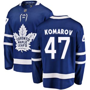 Kinder Toronto Maple Leafs Eishockey Trikot Leo Komarov #47 Breakaway Königsblau Fanatics Branded Heim